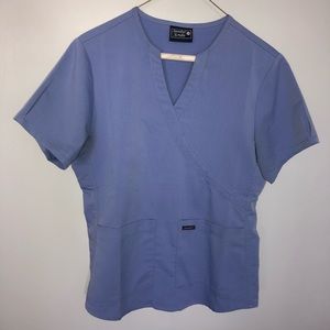 Ceil blue Sanibel scrub top
